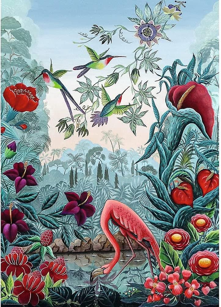 Heye Exotic Garden， Bird Paradise Jigsaw Puzzle (1000 Pieces)