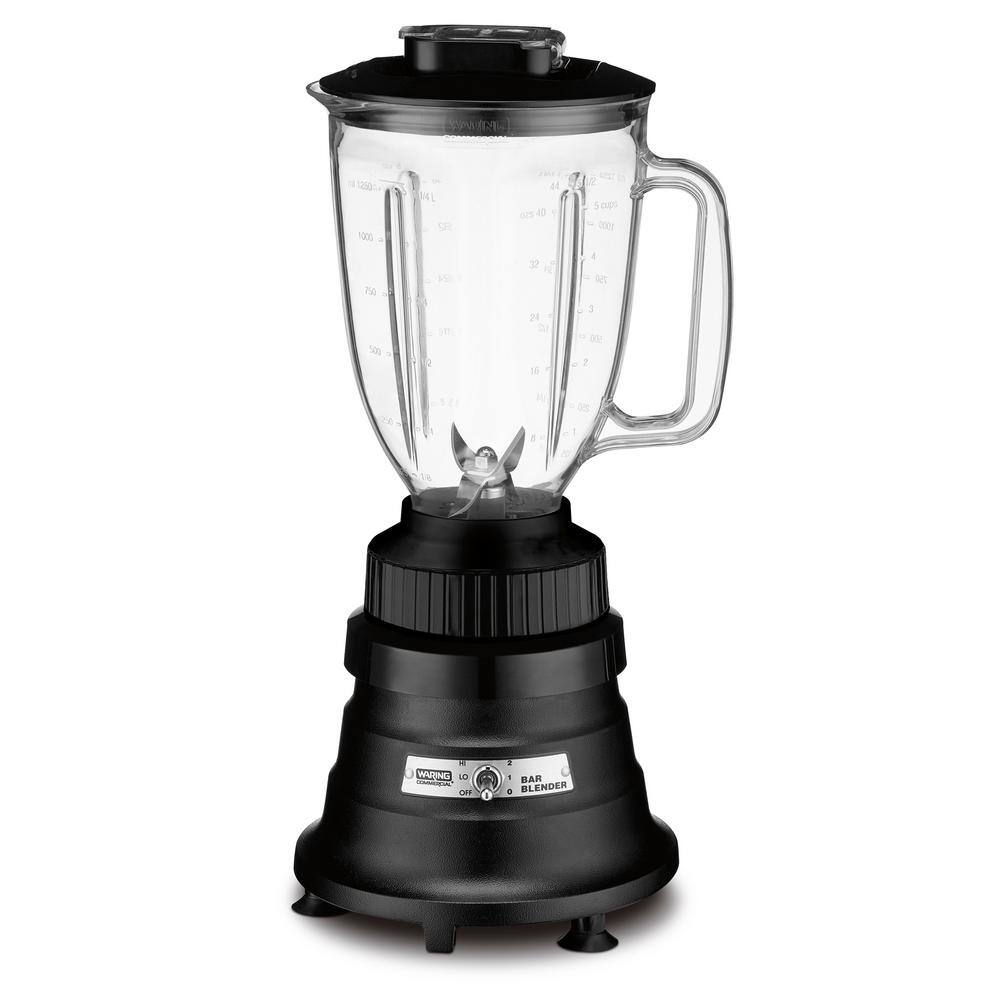 Waring Commercial Bar Blender 34 HP 2-Speed with 44 oz. BPA-Free Copolyester Container BB155