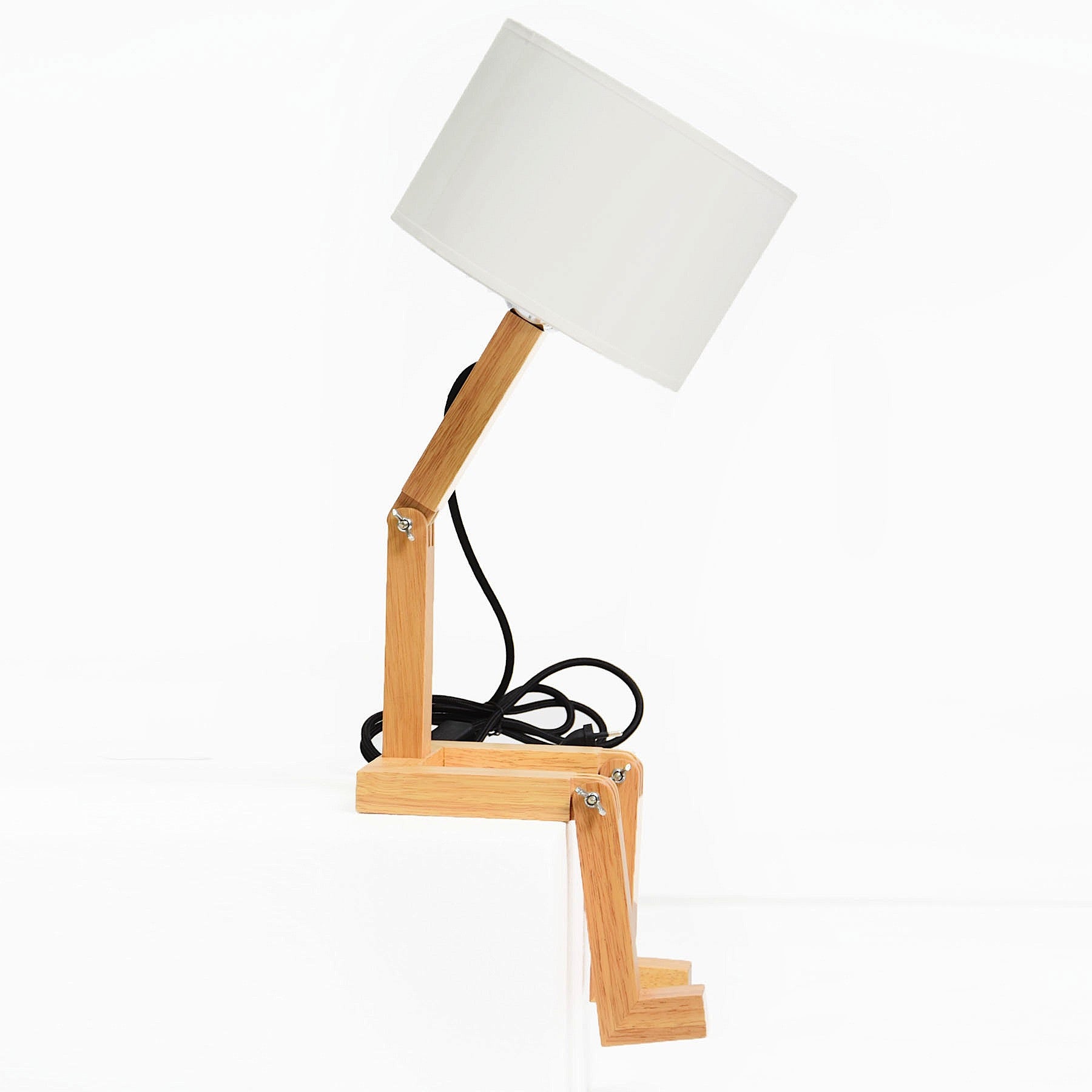 Mr.Lonley Solid Wood Table Lamp Bpmt01-N