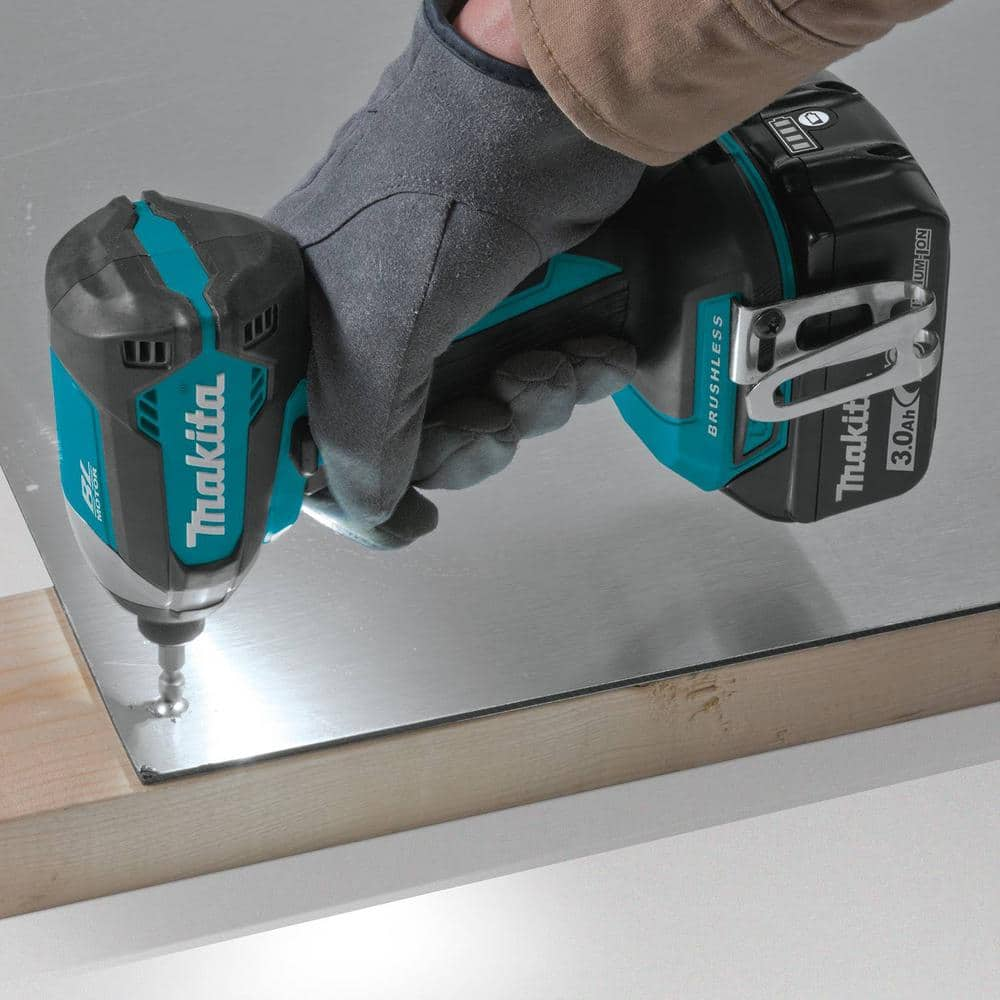 Makita 18V LXT Lithium-ion Brushless Cordless 2-Piece Combo Kit 3.0Ah Driver-Drill/ Impact Driver XT281S