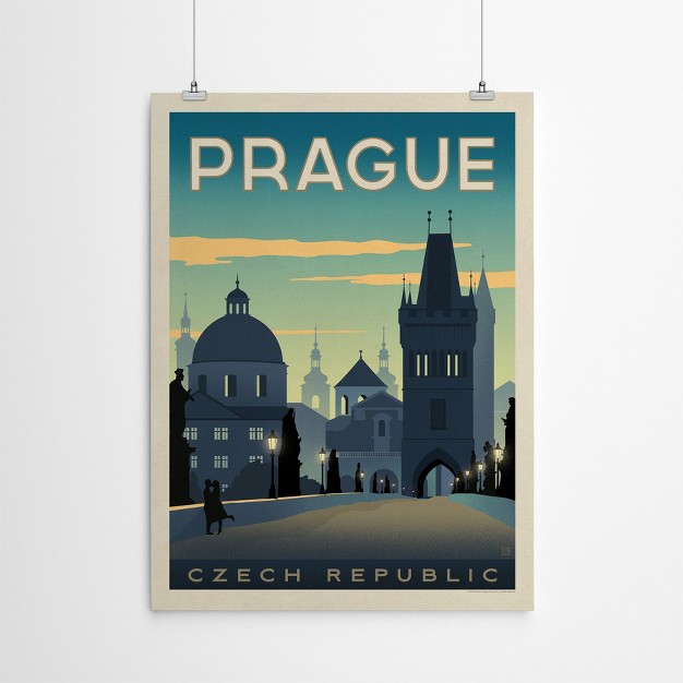 Americanflat Vintage Architecture Prague By Anderson Design Group Poster