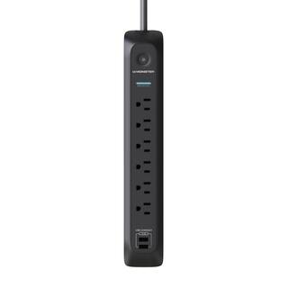 Monster 6 ft. 6-Outlet Power Strip Surge Protector 5004