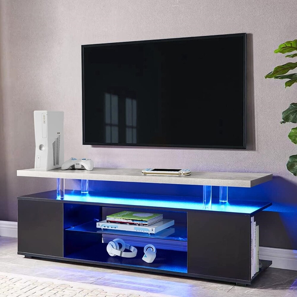 TV Stand for 70 Inch Storage Console Table