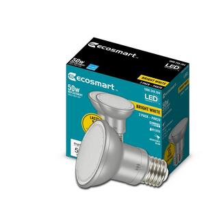 EcoSmart 50-Watt Equivalent PAR20 Dimmable Adjustable Beam Angle LED Light Bulb Bright White (2-Pack) A20PR2050WESD32