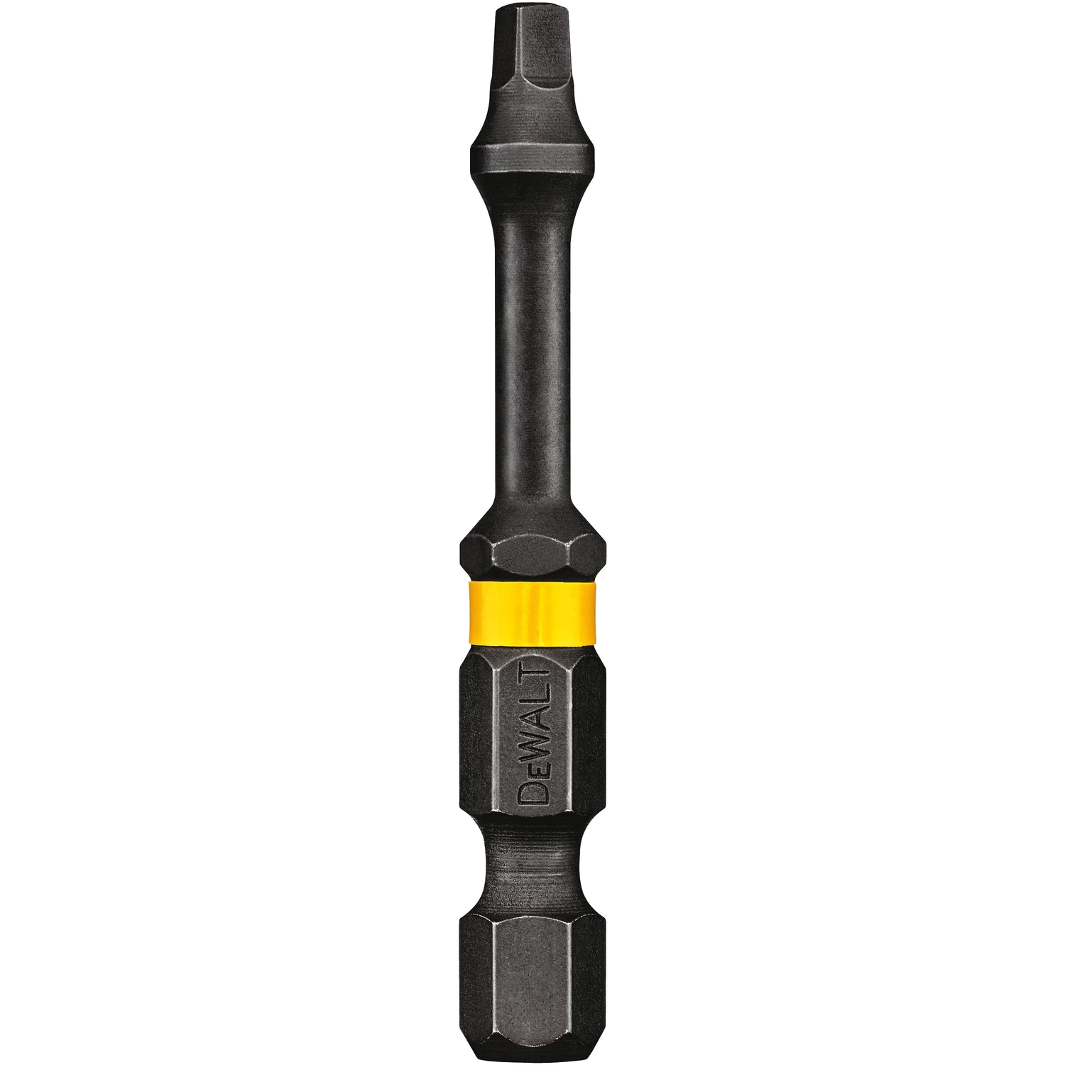 DW Impact Ready Square #2 X 2 in. L Screwdriver Bit Black Oxide 2 pc