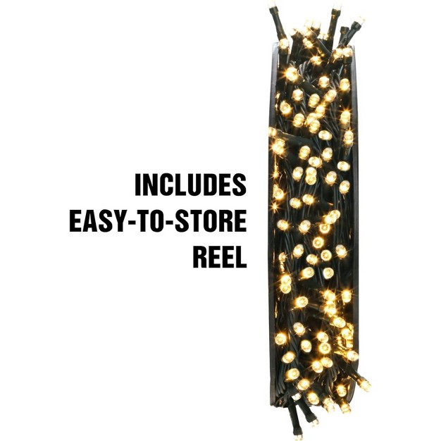 Joiedomi 240 Led Green Wire String Lights On Reel warm White