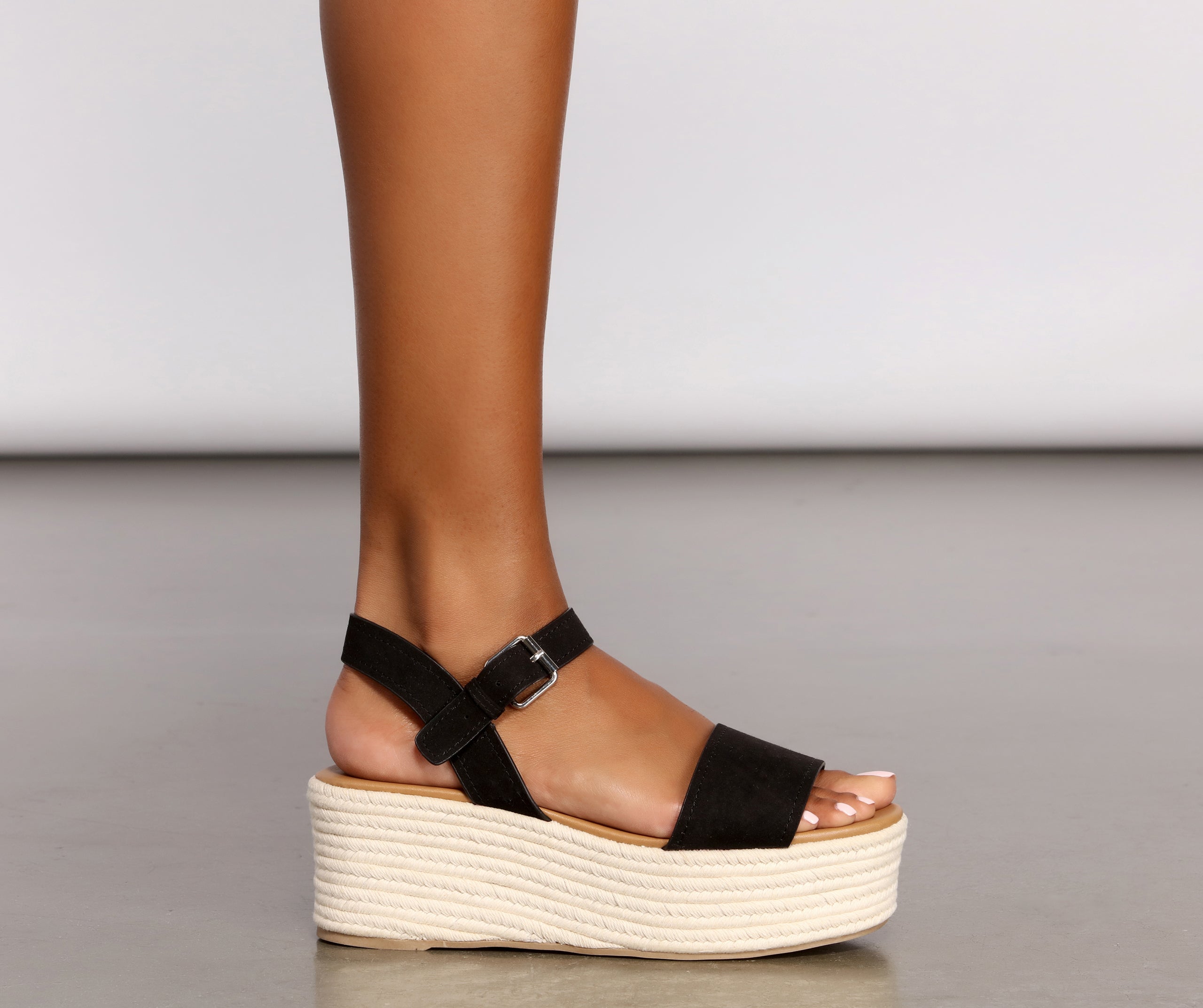 Essential Basic Strap Espadrille Heels