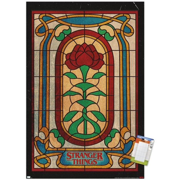 Trends International Netflix Stranger Things Season 4 Stained Glass Unframed Wall Poster Prints