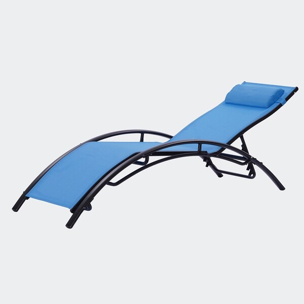 2 PCS Set Outdoor Lounge Chair