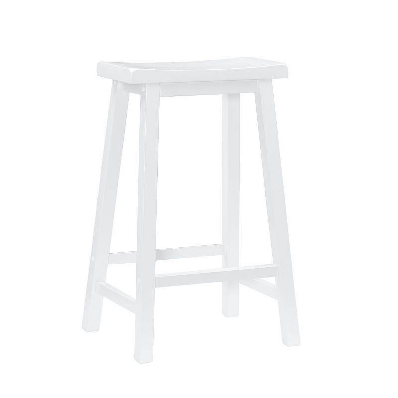 Linon Dale Saddle Bar Stool