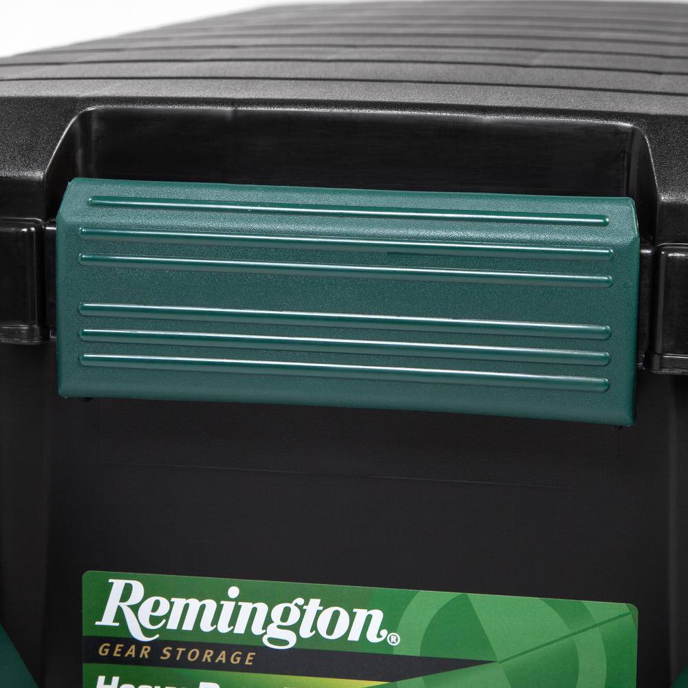 IRIS 169 qt. Remington Store-It-All Tote Storage Bin in Black 296003