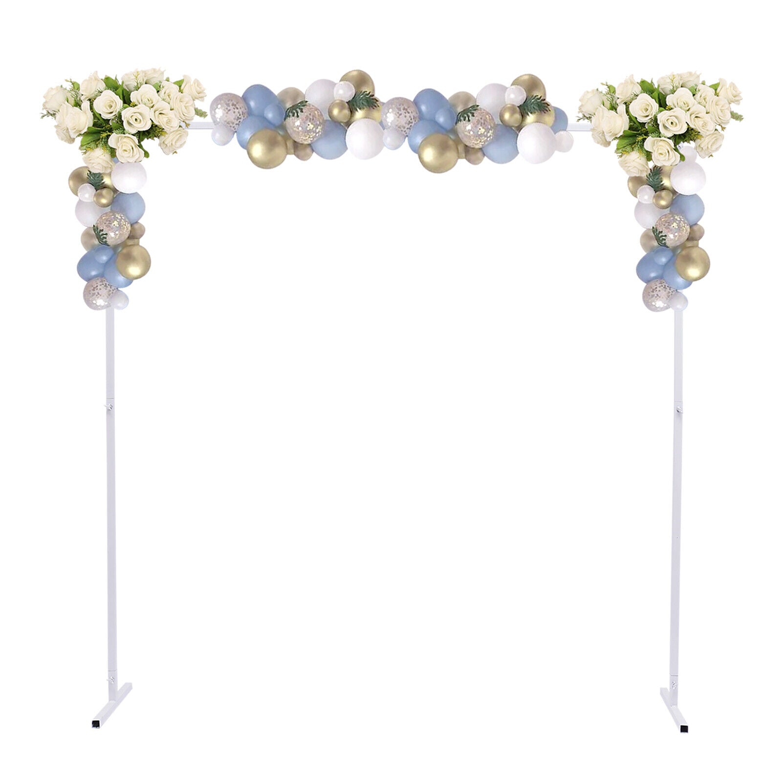 TOOL1SHOoo Wedding Archway Outdoor Garden Arch Flowers Climbing Plants Trellis Metal Decor