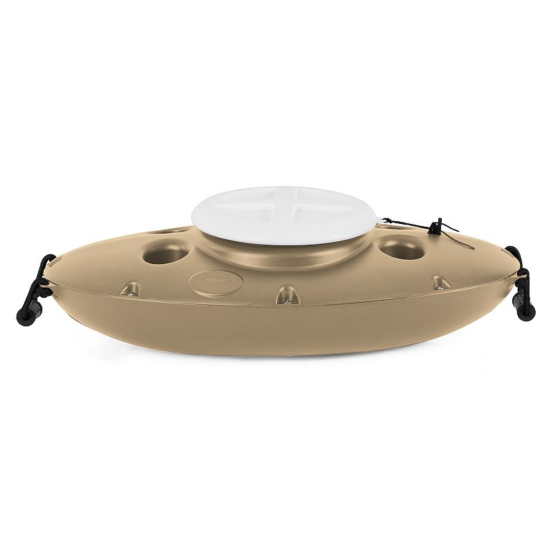 CreekKooler 30 Quart Floating Insulated Beverage Cooler Pull Behind Kayak， Tan