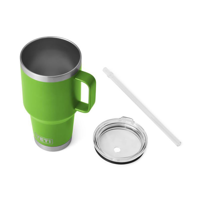 YETI Rambler 35 oz Canopy Green BPA Free Straw Mug