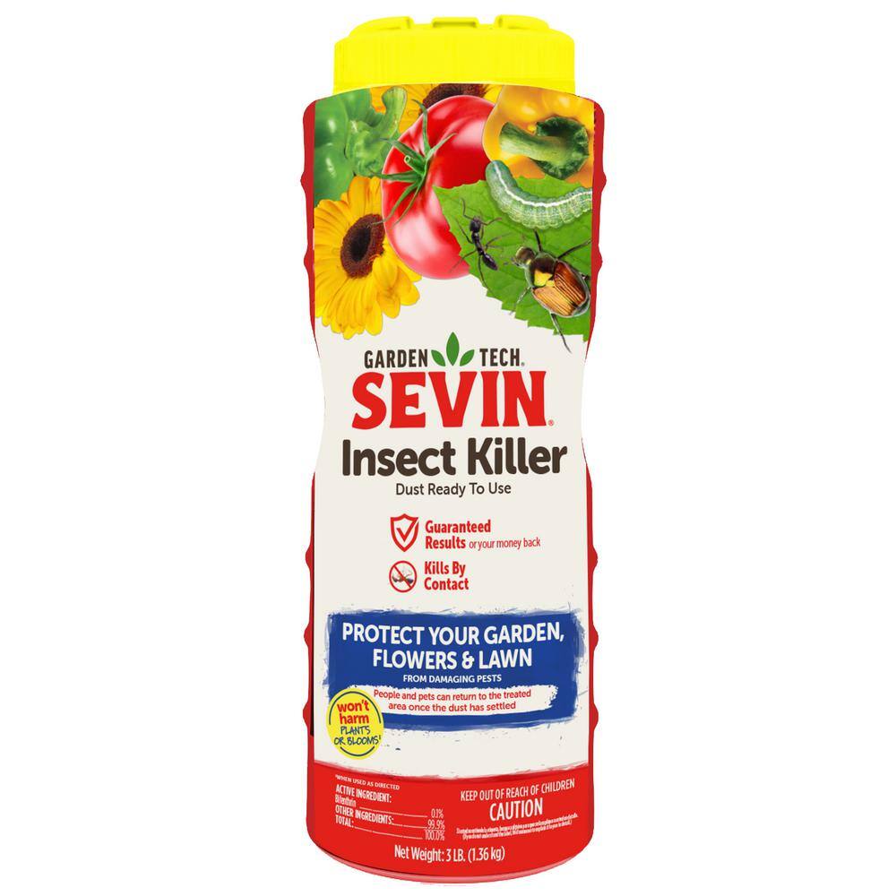 Sevin 3 lbs. Ready to Use Garden Insect Killer Dust 100539964