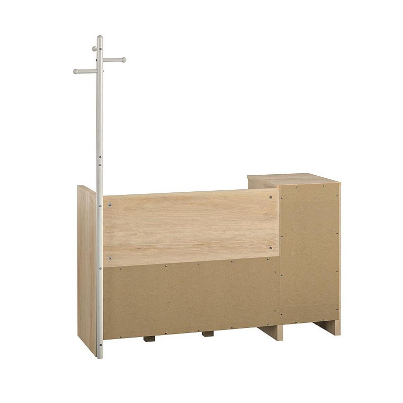 Ameriwood Home Tyler Storage Bench and Coat Rack