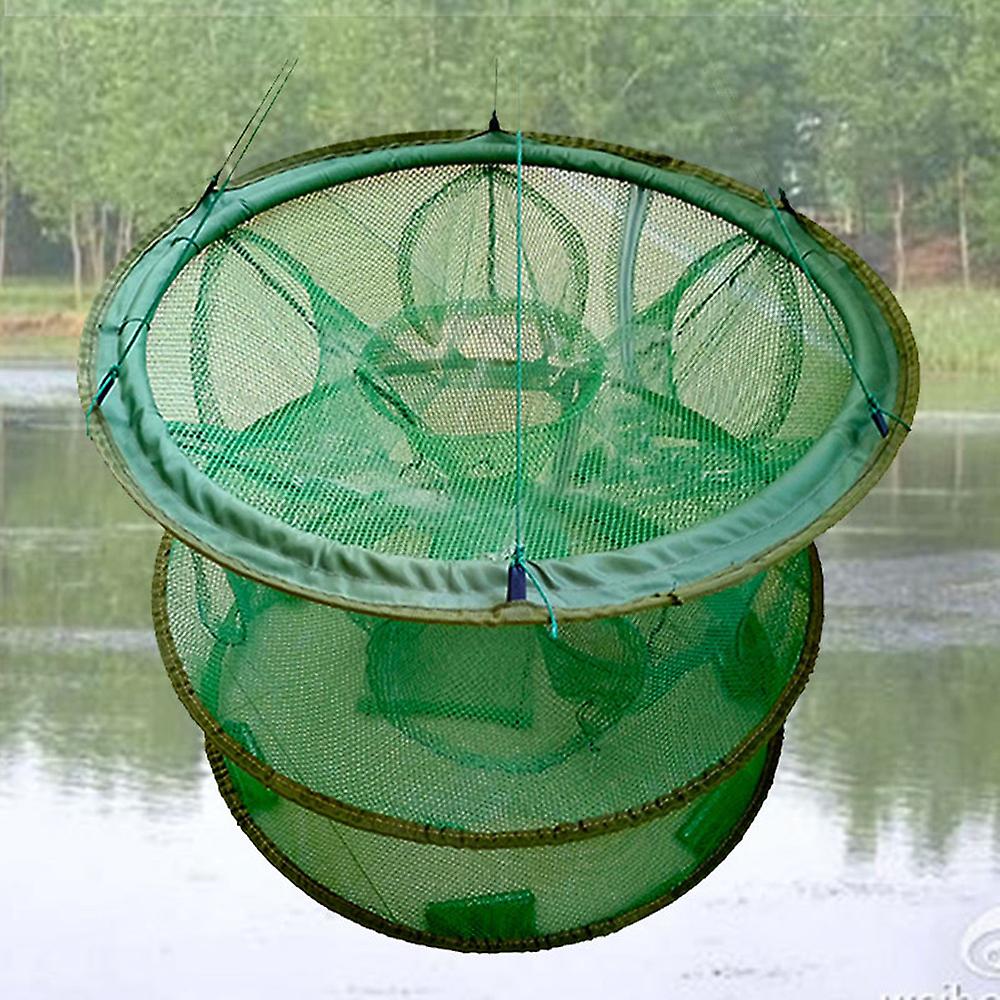 Fishing Gear Net Shrimp Cage Cage Hand Throw Automatic Folding Round Cage  Us-2