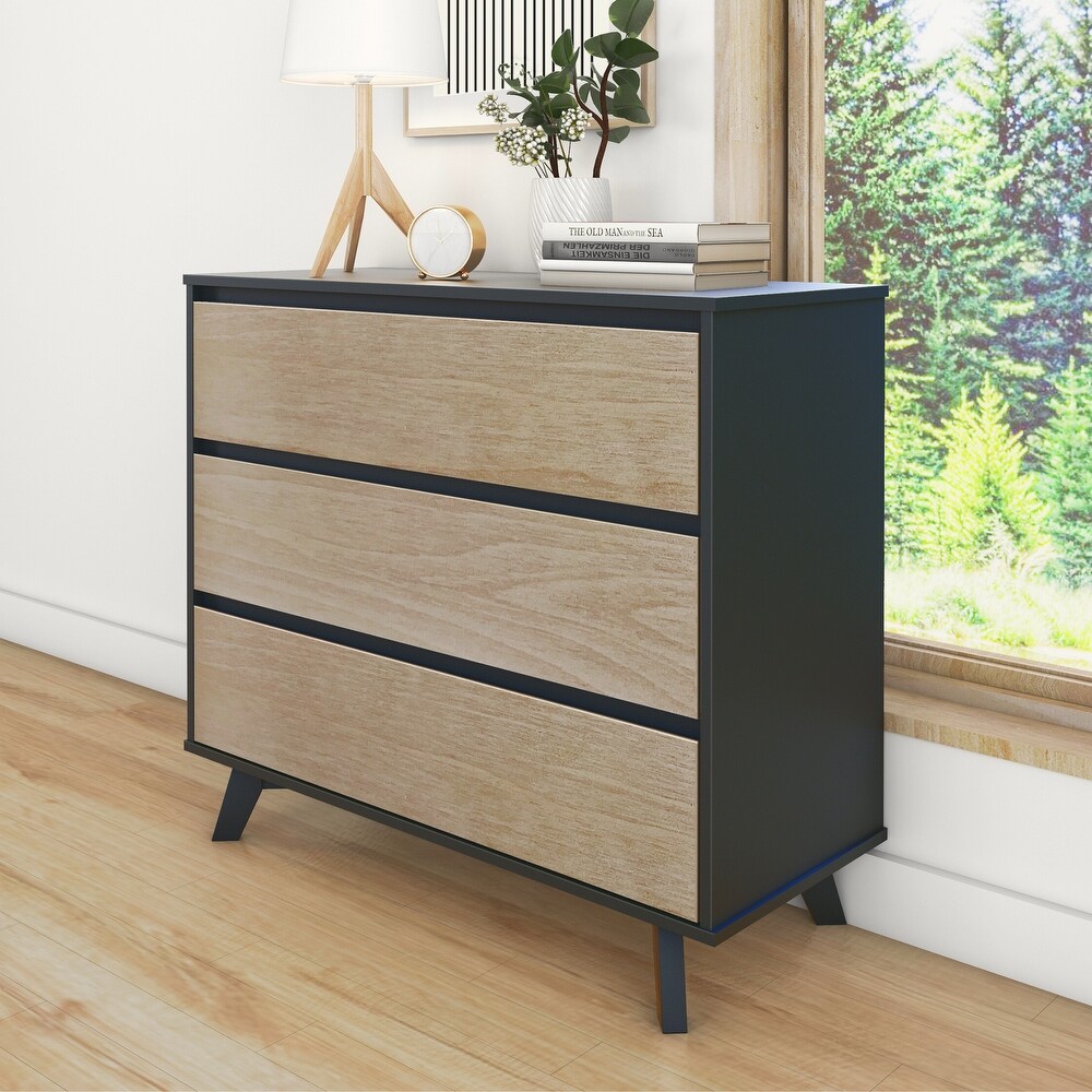 Max and Lily Scandinavian 3 Drawer Dresser