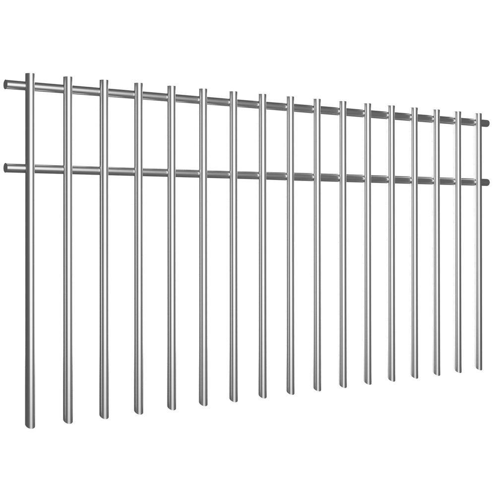 FENCY 24 in. H Metal Animal Barrier Garden Fence (12 Pack) HD-A-GE06014