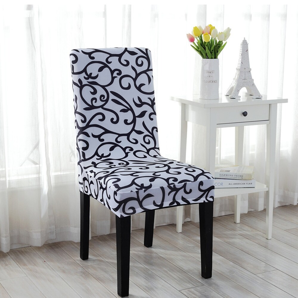 Stretchy Dining Chair Cover Short Chair Covers Washable Protector