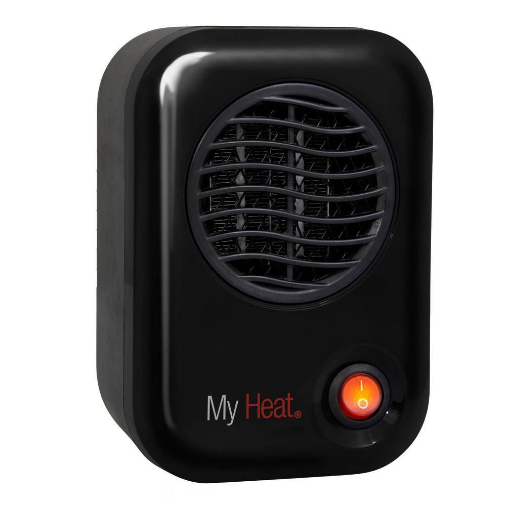 Lasko MyHeat 200-Watt Electric Portable Personal Space Heater Black 100