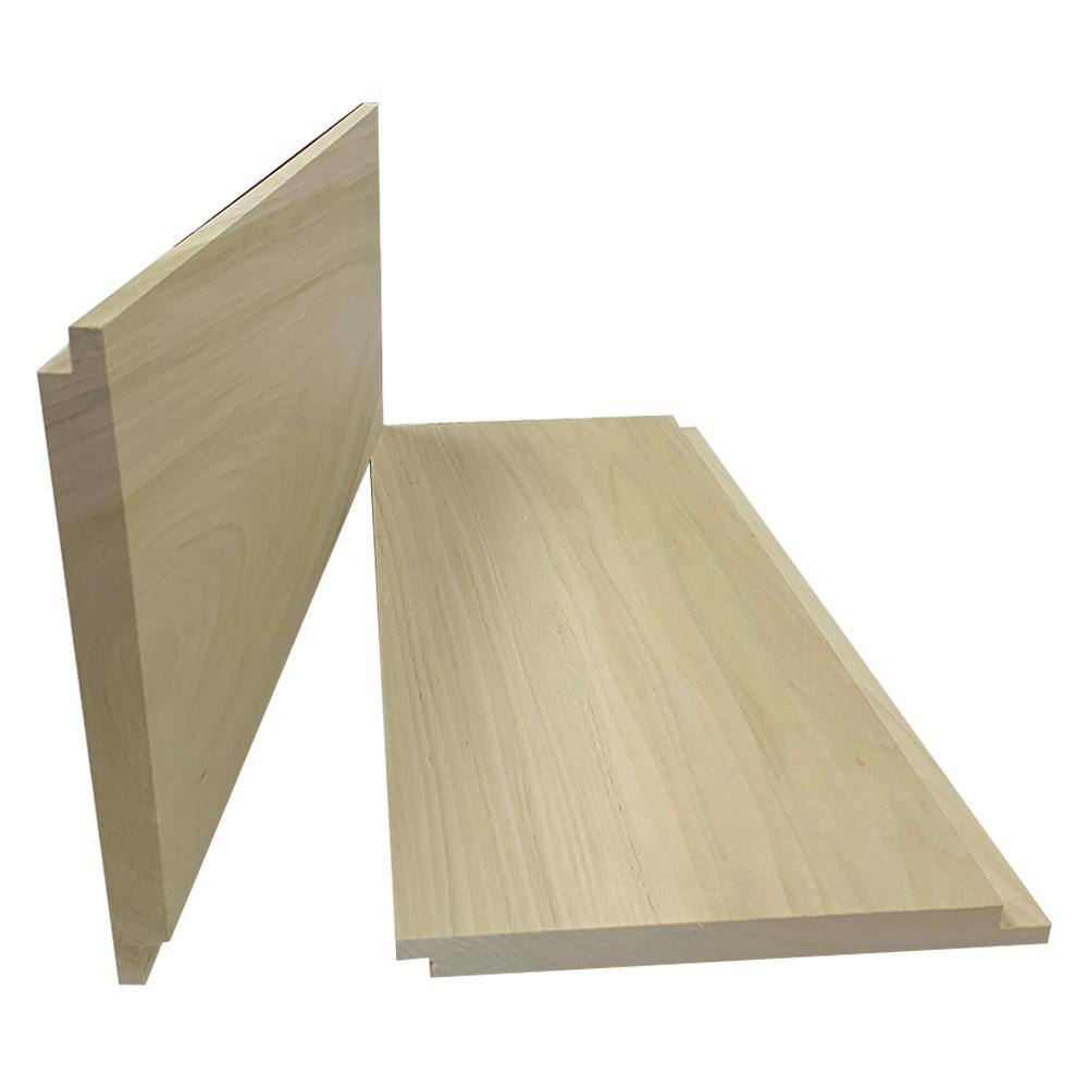 Swaner Hardwood 1 in. x 8 in. x 8 ft. Poplar Shiplap Board (2-Pack) OL1X8X8SHIPLAP