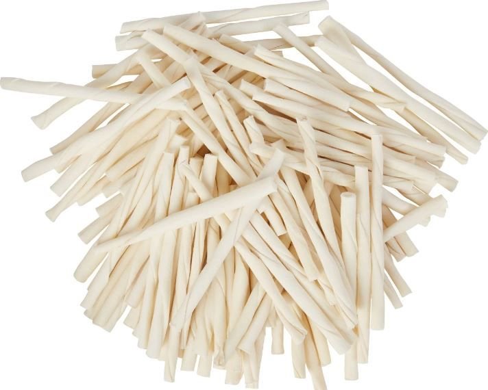 HOTSPOT PETS 5-inch All Natural Rawhide Twists Chews Dog Treats