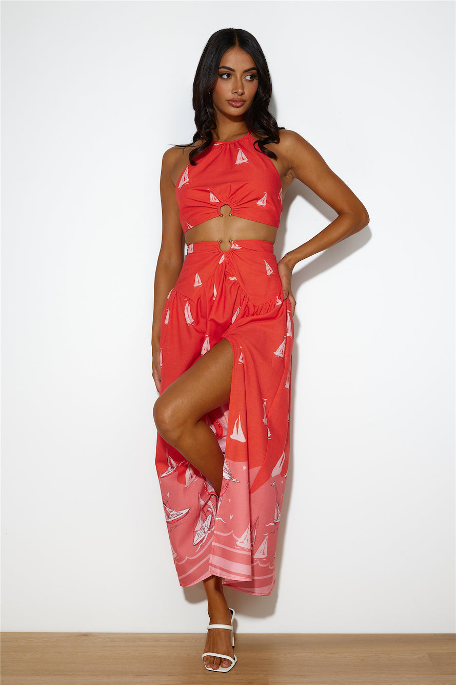 Boldest Move Crop Red