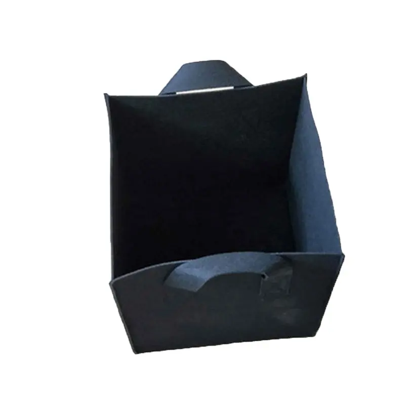 Square Pot 1 Litre Recycled Wall Hanging Planter Bag Planting Bag  Garden Plant Grow Container Bags  Customized Fabric Pcs