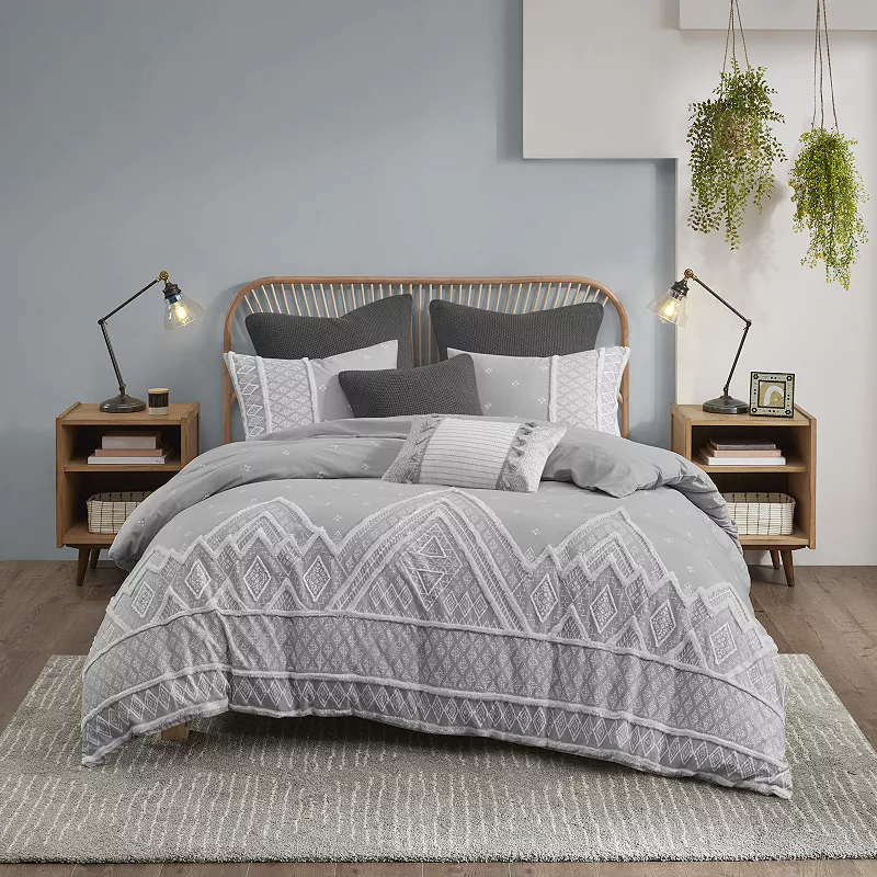 INK+IVY Marta 3-piece Cotton Duvet Cover Set with Shams