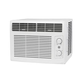 GE 5000 BTU 115-Volt Window Air Conditioner for 150 sq. ft. Rooms in White AHTC05AA