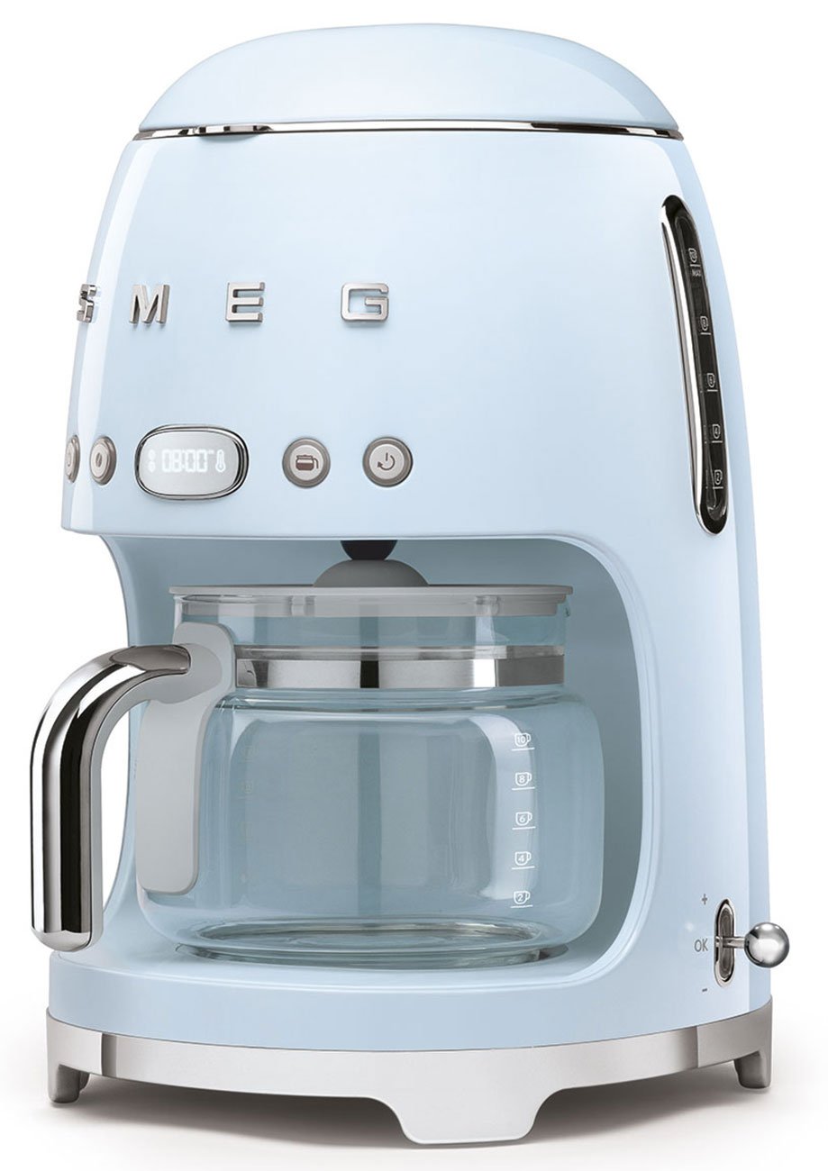 Smeg Retro Style Pastel Blue Coffee Maker