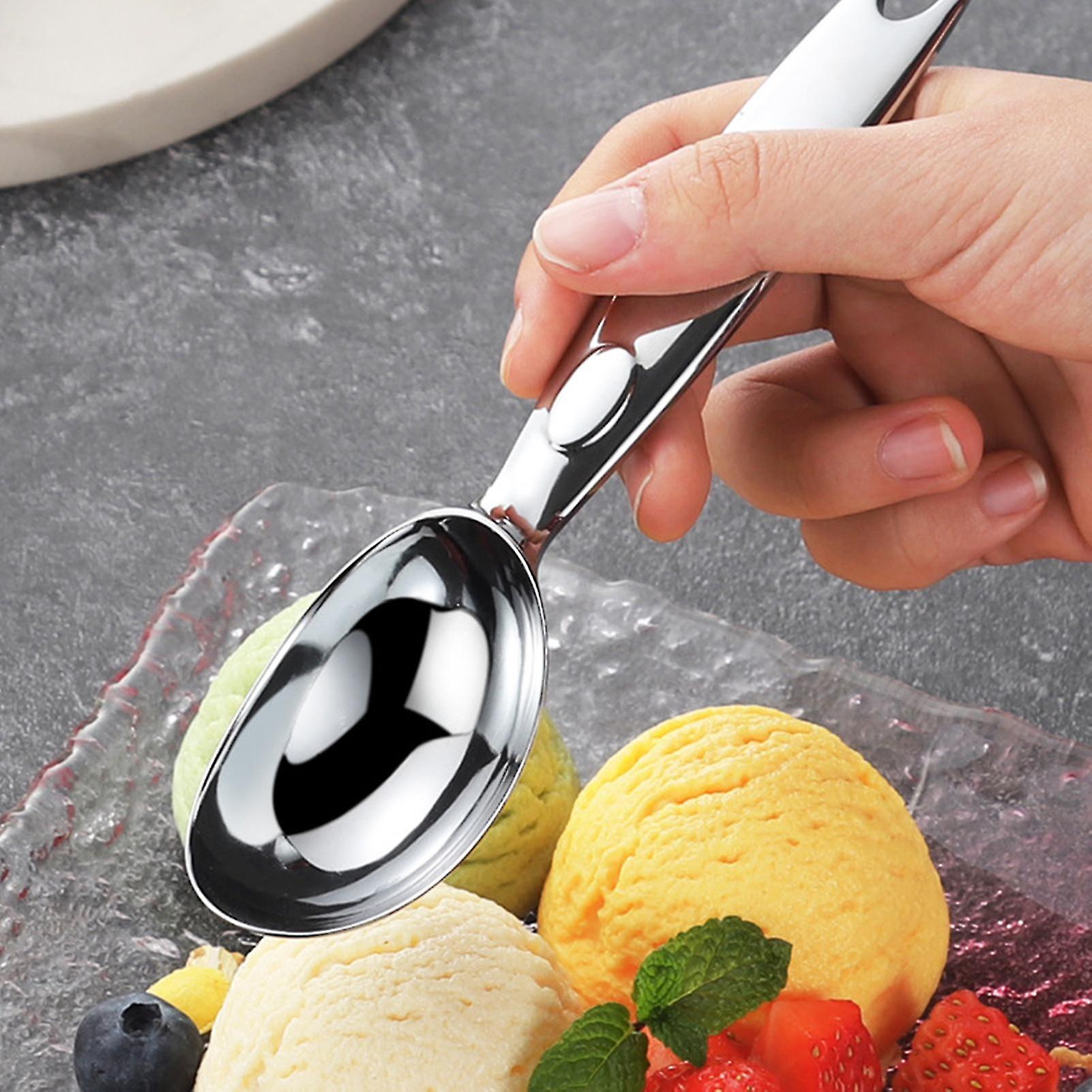 Miman Dessert Scoop Eco-friendly Corrosion Resistant Stainless Steel Yogurt Jelly Cake Dessert Scoop For Kitchen