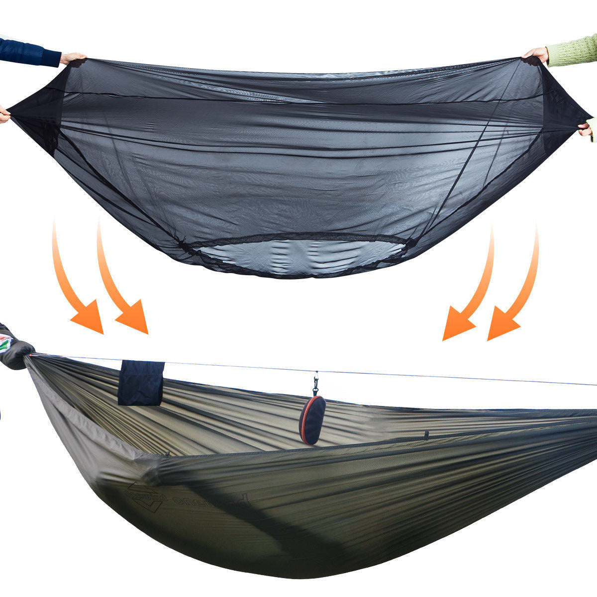 onewind Hammock Mosquito Net Fits Single & Double Lightweight Easy Setup (2.9m*1m)