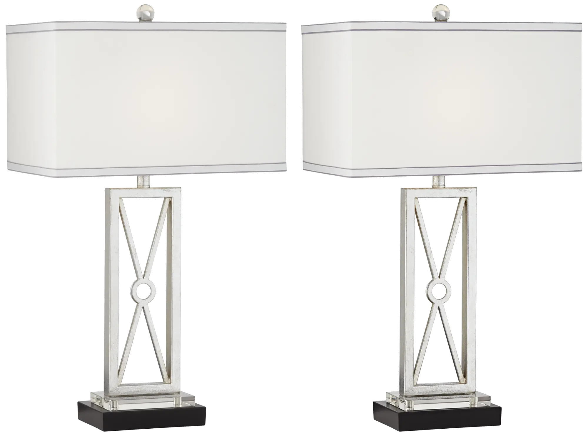 Reflections Modern Table Lamps， Set of 2