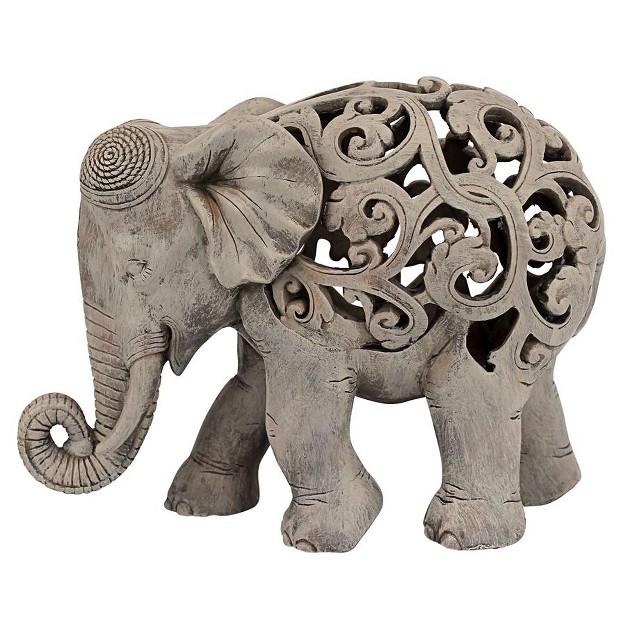 Design Toscano Anjan The Elephant Jali Sculpture