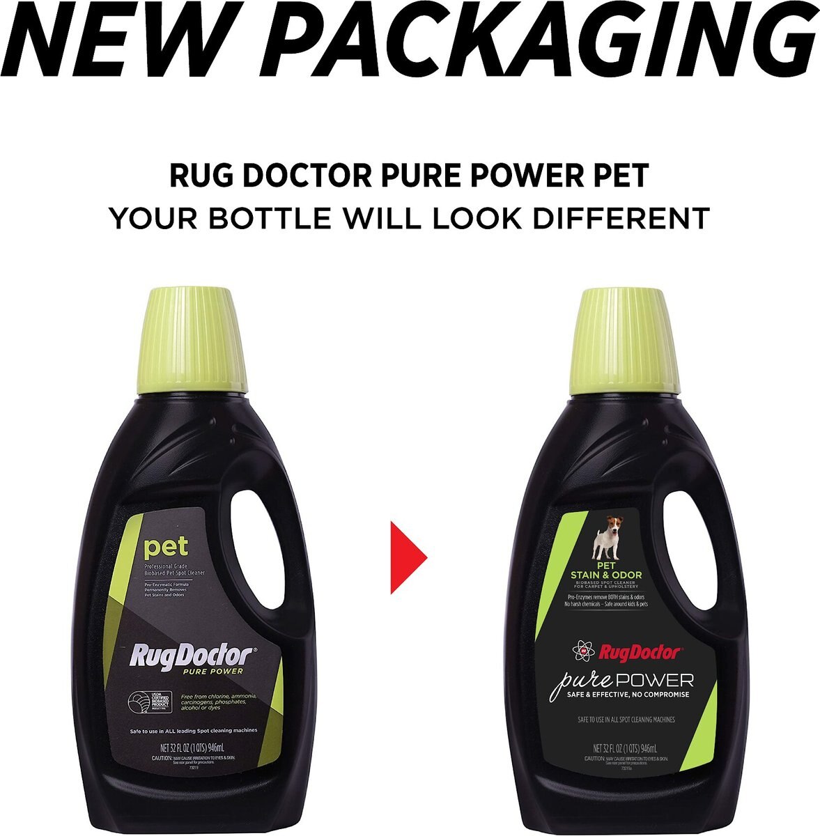 Rug Doctor Pure Power Stains and Odors Pet Spot Cleaner， 32-oz bottle