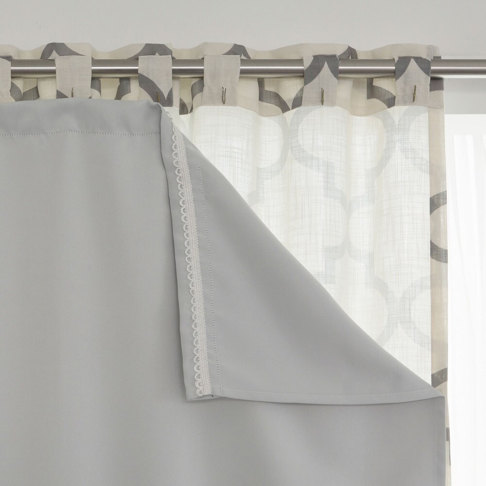 Aurora Home Blackout Curtain Liner Panel Pair