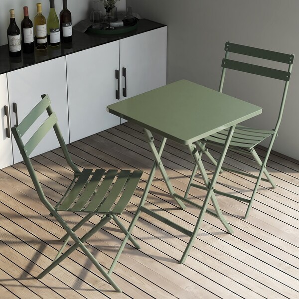 Metal 3Piece Foldable Bistro Set