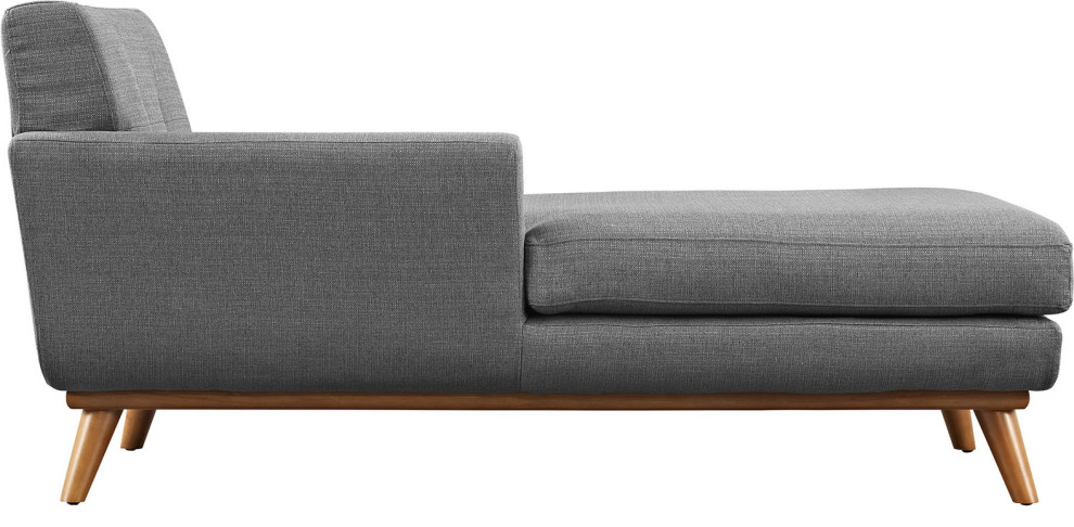Jayden Upholstered Chaise   Midcentury   Indoor Chaise Lounge Chairs   by HedgeApple  Houzz