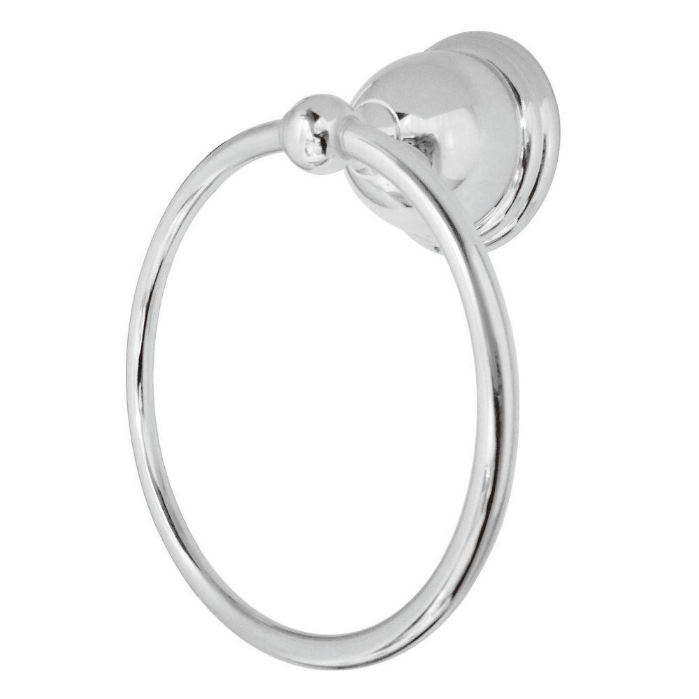 Kingston Brass Restoration Wall Mount Towel Ring in Polished Chrome HBA3964C