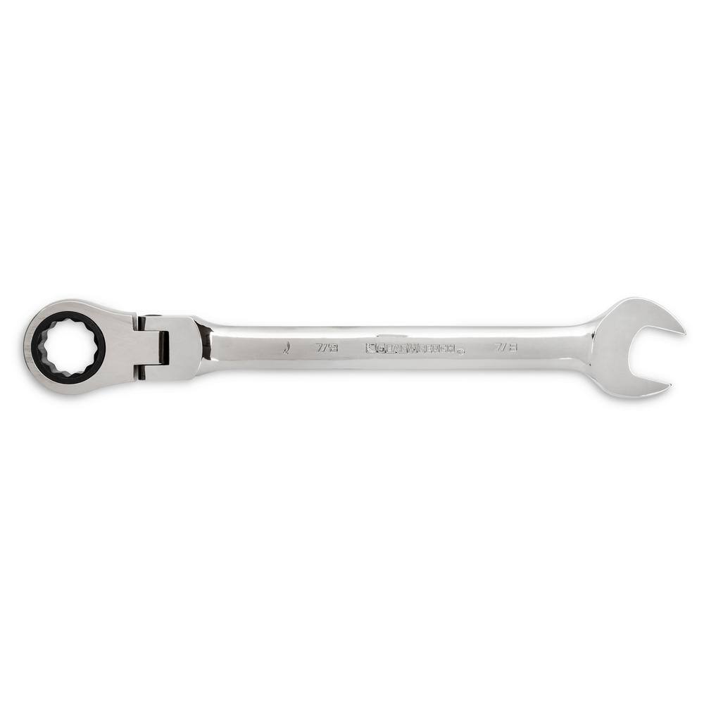 GEARWRENCH 12-Point 72-Tooth SAE Flex-Head Ratcheting Combination Wrench Set (13-Piece) 9702D