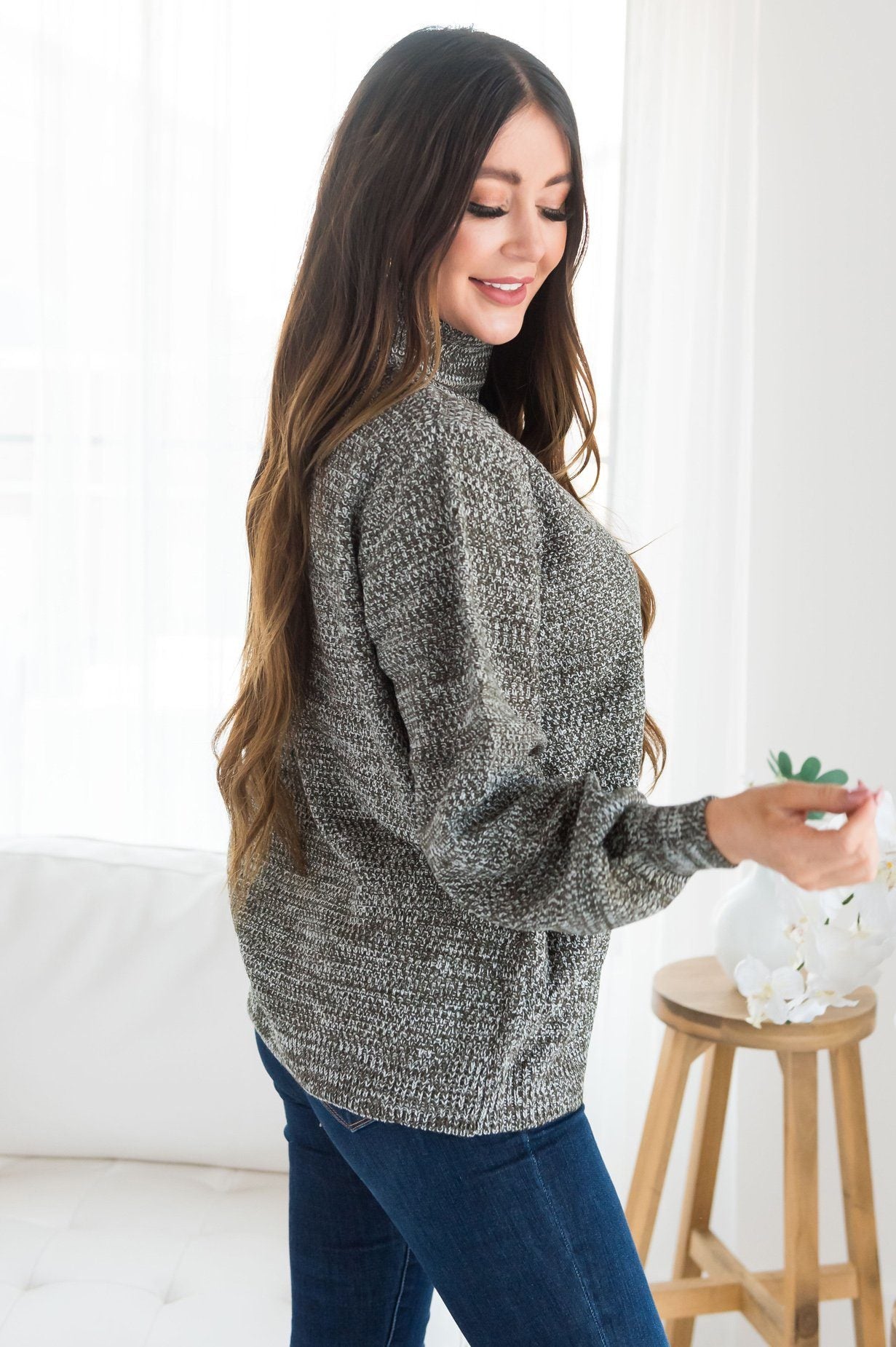 My Sweetheart Modest Turtleneck Sweater