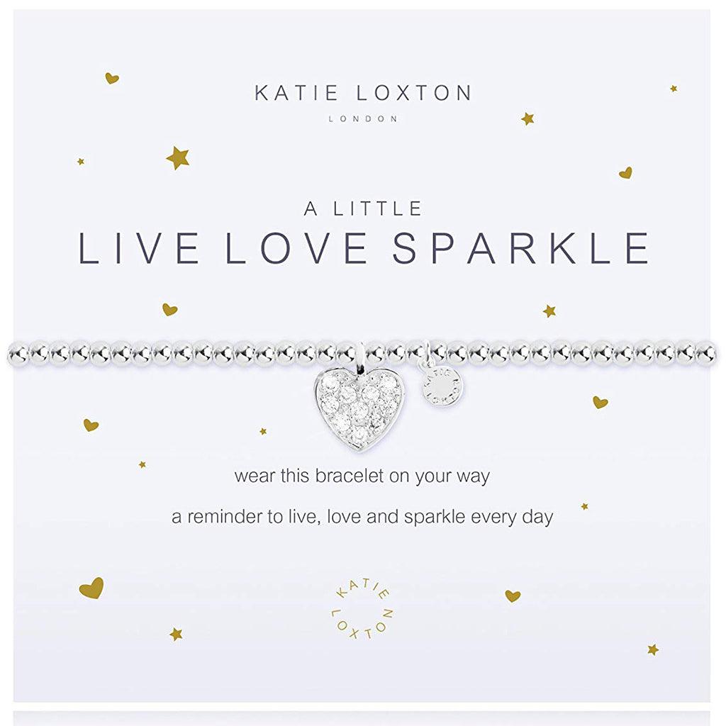 Katie Loxton  A Little Live Love Sparkle Bracelet