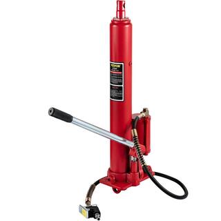 VEVOR 8-Ton 17363 lbs. Hydraulic Long Ram Jack Manual Engine Lift Hoist with Single Piston Pump Base Handle for Garage Shop ZGQDYYQJDHS8TS6KBV0