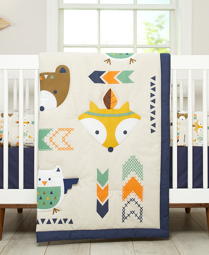 NoJo Aztec 5-Pc. Crib Bedding Set