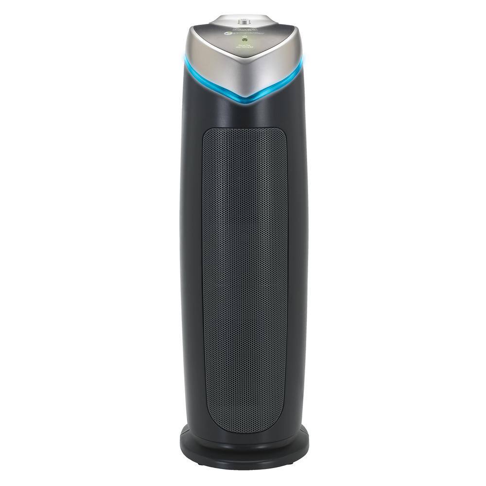 GermGuardian 4-in-1 True HEPA Air Purifier with UV Sanitizer and Odor Reduction 22 in. Tower AC4825E