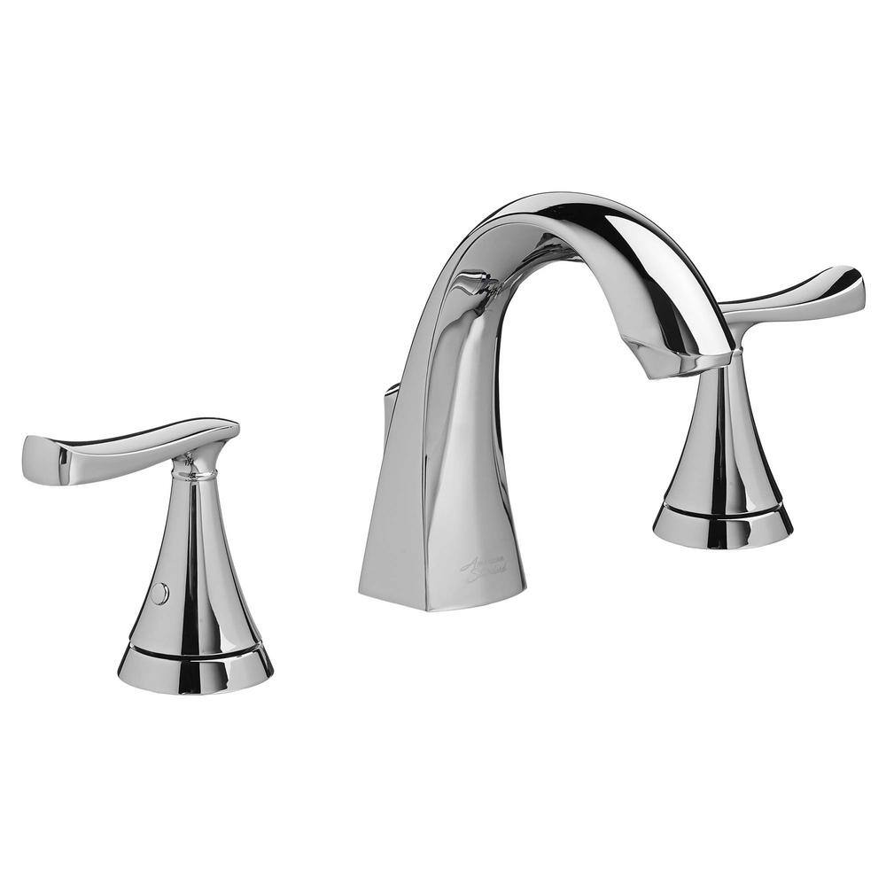 American Standard Single-Handle 3-Spray Tub and Shower Faucet with Two 8 in. Bathroom Faucet Set in Polished Chrome (Valve Included) CHATTSWSCH BNDL