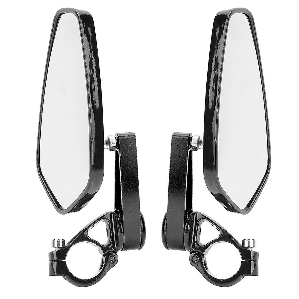 22mm Handlebar Rearview Mirrors For Street Racingmotorcycles Scooters Side Viewblack