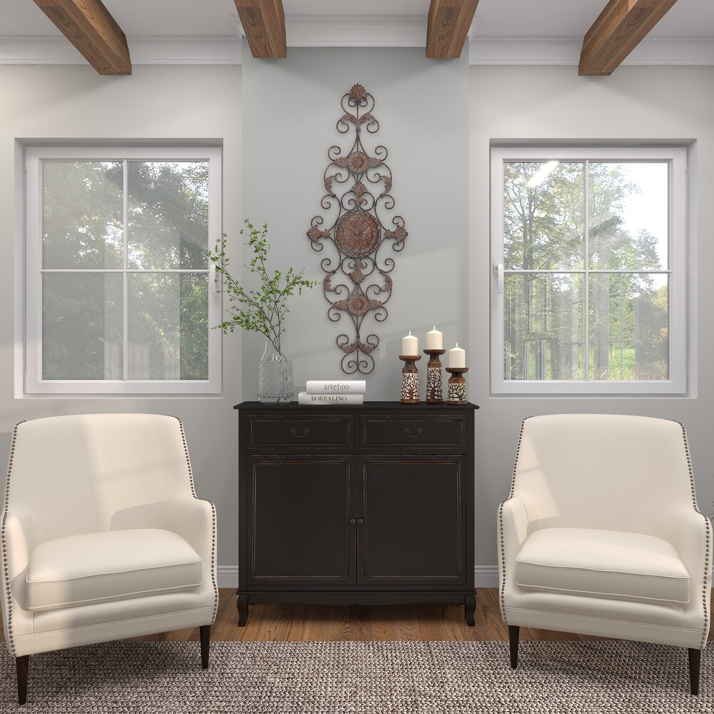 Brown Metal Rustic Ornamental Wall Decorl